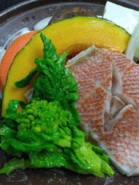 菜の花プラン料理一例